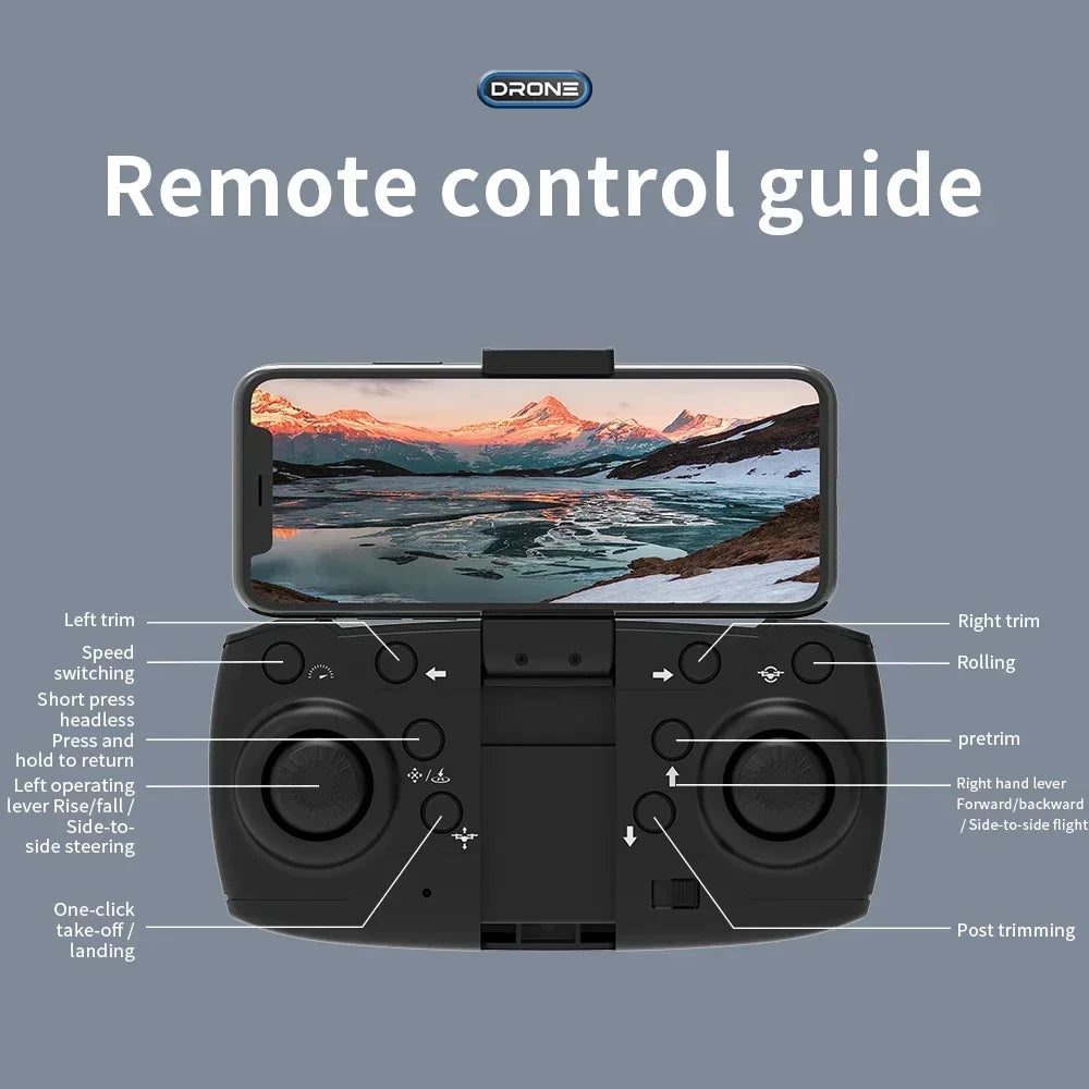 ​​Foldable New E88 Pro RC Drone with 4K Professional 1080P Wide Angle Dual HD Camera WIFI FPV Quadcopter Height Hold​
